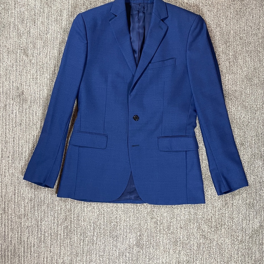 Men's Blue Three Piece Suit